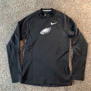 Nike Mens S Philadelphia Eagles Fitted L/S Shirt